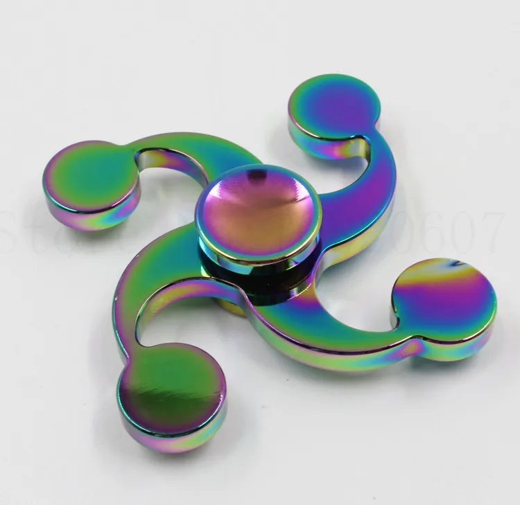 BD пальца гироскопа декомпрессии Непоседа счетчик Spinner Металлический красочные