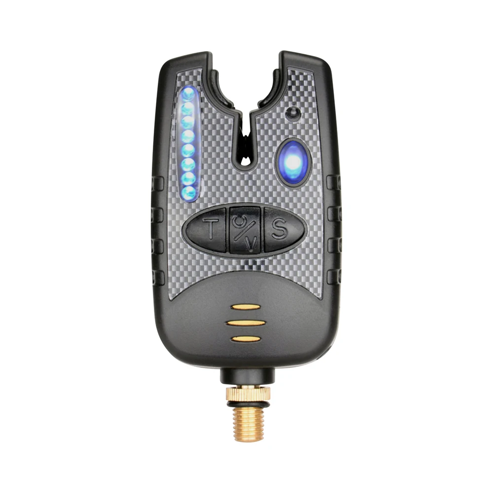 Fishing Bite Alarm with 8 LED Light and Adjustable Tone Volume Sensitivity Sound Alert for Rod | Спорт и развлечения