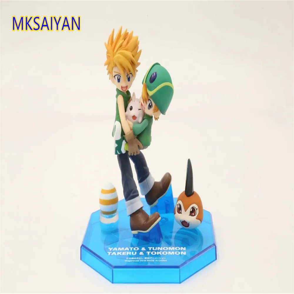 Digimon ишида Ямато Такаси Такеру фигурки из ПВХ аниме Figma коллекционные украшения