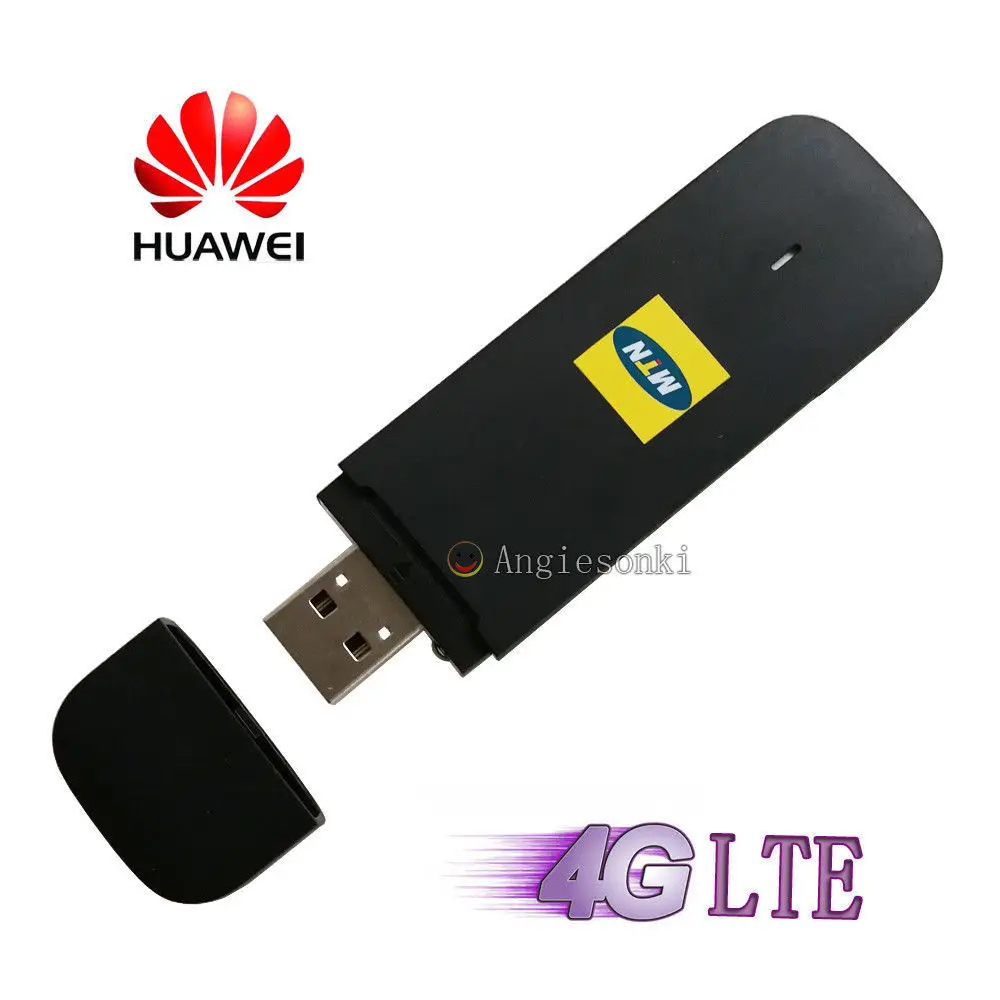 Разблокированный мобильный USB ключ Huawei 150 Мбит/с 4G LTE HiLink E3372 800/900/1800/2100/2600