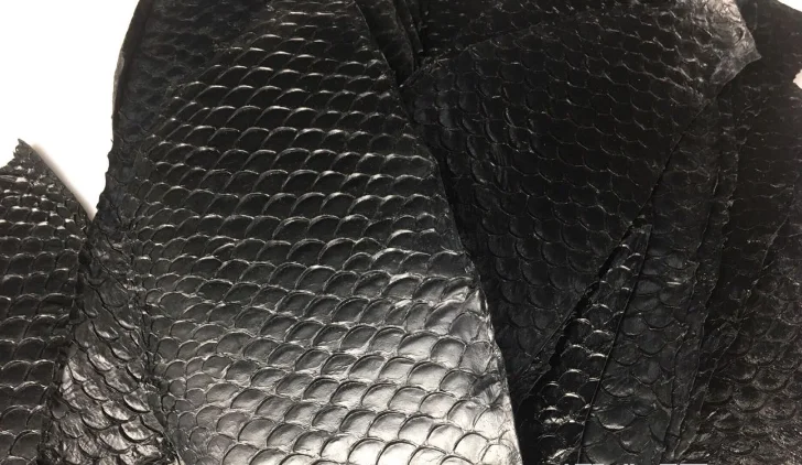 1 шт Красочные Натуральная лососевая рыбья кожа кусок многоцветный DIY сумка