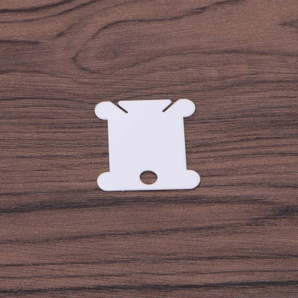 20 шт. шелковые вышивальные нити бобины крестиком пластиковый держатель для