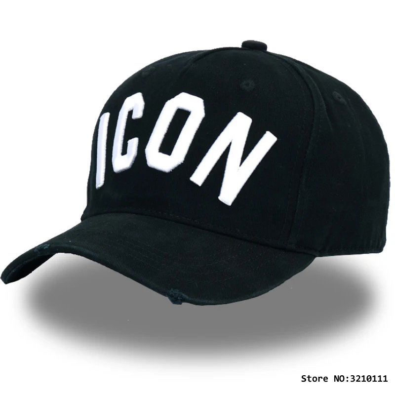 DSQICOND2 бренд DSQ значок Casquette папа хип хоп Кепка-Бейсболка Шапки Твердые шапочки с узором письма Snapback кепки для мужчин S