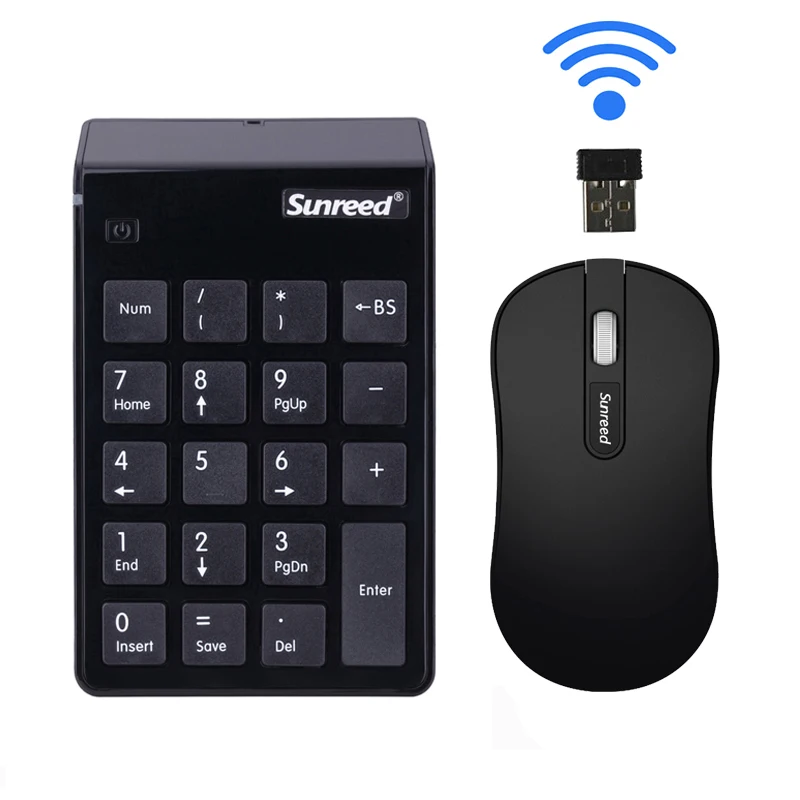 Мини цифровая клавиатура 2 в 1 и оптическая Мышь комбо 4 г мини usb офис ноутбука