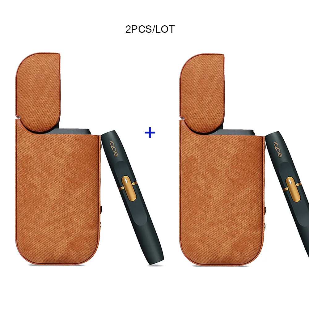 JINXINGCHENG 2 шт./партия защитный чехол для iqos 2,4 Plus чехол из искусственной кожи чехол сумка для переноски - Цвет: 07BB