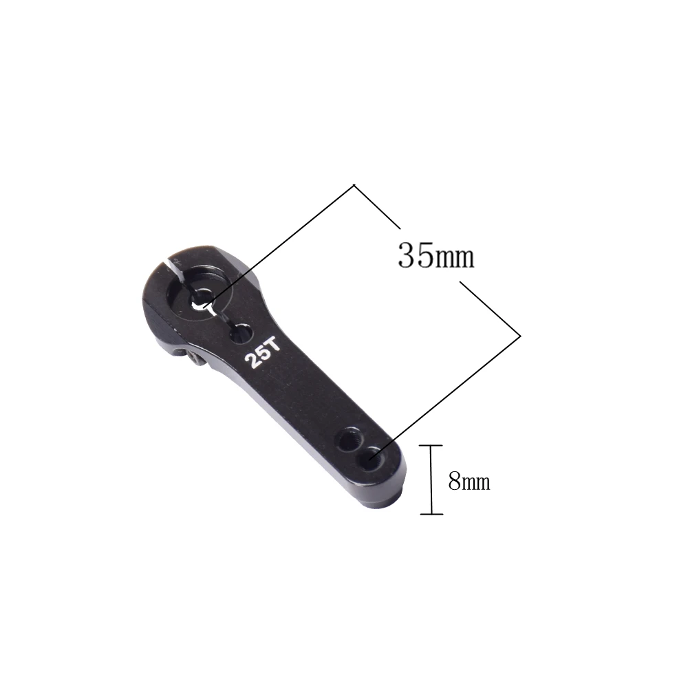 DJX 5 шт. 25T Алюминиевый серводвигатель с сервоприводом для Futaba Savox Xcore HL HSP HD