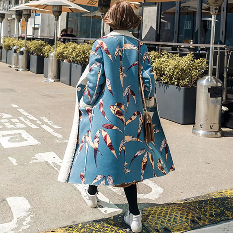 Новый Модное зимнее пальто Для женщин поярок теплая куртка из искусственной