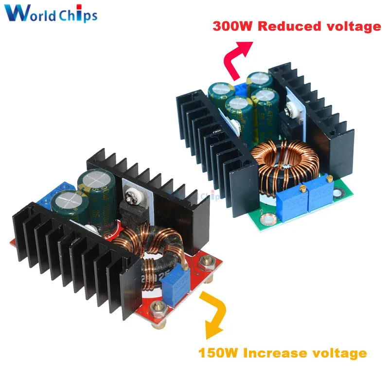Diymore постоянного/переменного тока 9A 300W 150W повышающий преобразователь