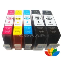 5 compatible ink cartridge for hp 655 hp655 655xl with chip for hp deskjet 3525 4615 4625 5525 6520 6525 printer