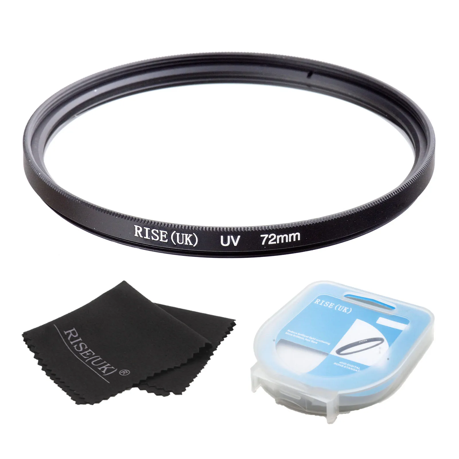Бесплатная доставка 72 мм RISE (UK) УФ фильтр объектива объектив протектор для