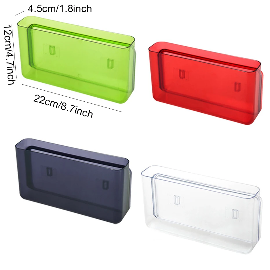 Bathroom Toothbrush Storage Box Wall-mounted Cosmetics Box Remote Control Holder Kitchen Tools Finishing Box