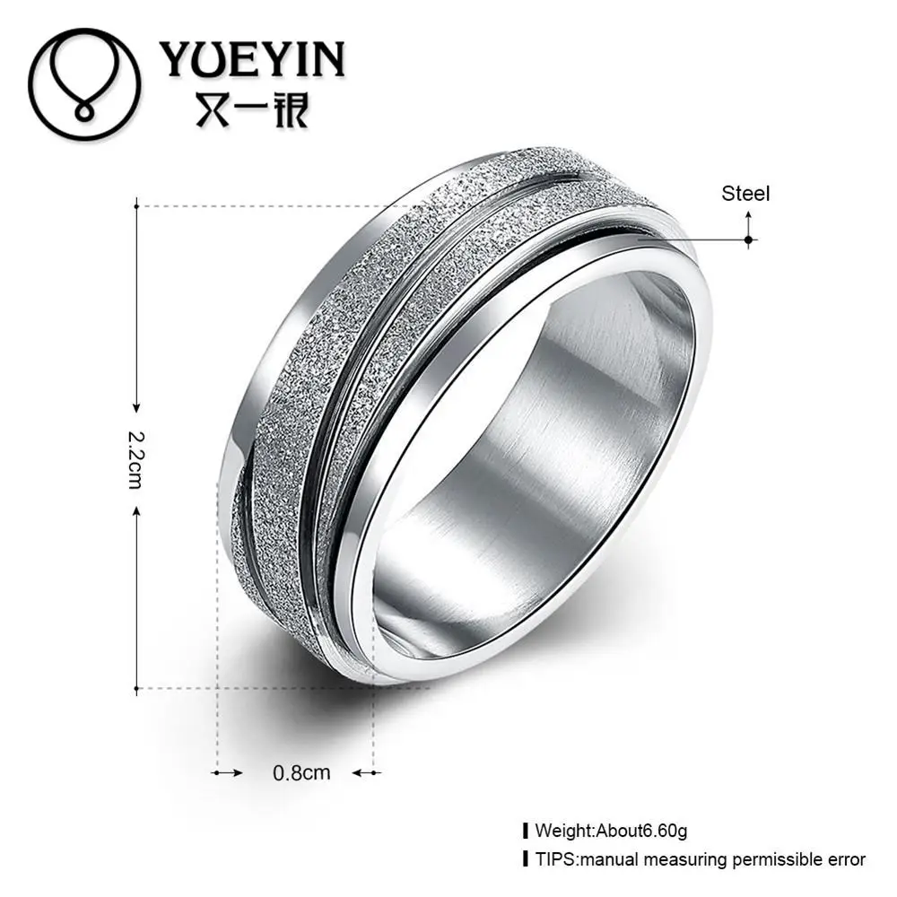 TGR005-A модное кольцо из титановой стали для мужчин ювелирное изделие влюбленных не