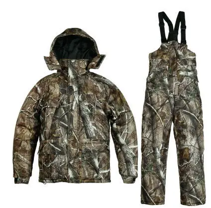 Jungle suit 30 градусов зима снег бионическая охотничья одежда Открытый ветрозащитный водонепроницаемый наборы куртки брюки фотография Birdwatch снайперские костюмы - Цвет: Jungle suit