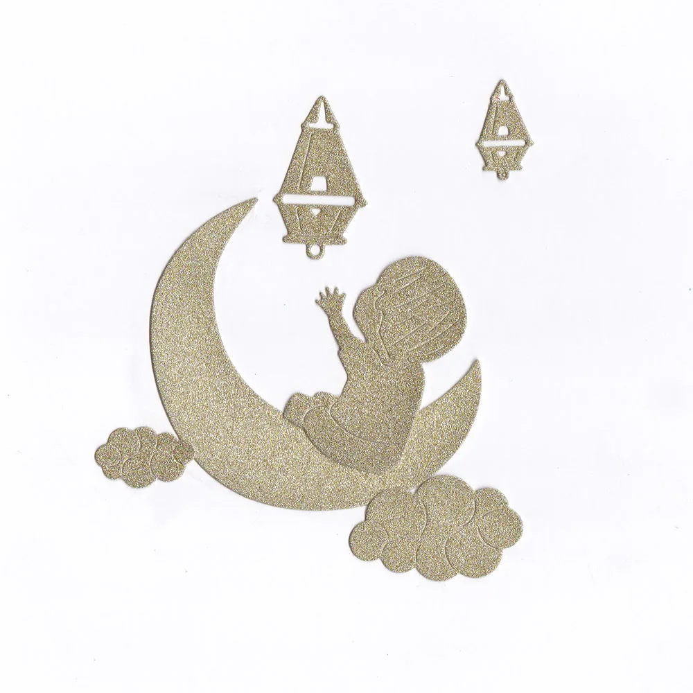 Metal Cutting Dies Stencils Baby and Lantern for DIY Scrapbooking/photo album Decorative Embossing Paper Cards | Дом и сад