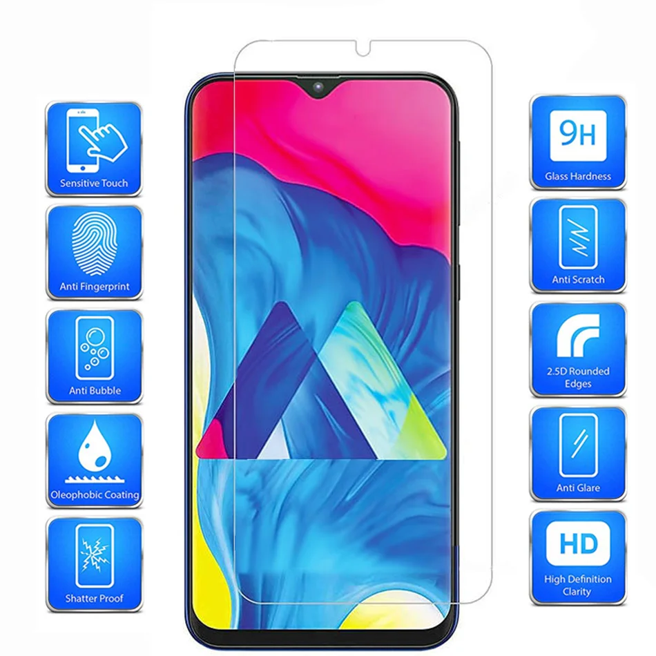 Защитное стекло для Samsung Galaxy M20 пленка закаленное samsun glaxy M10 защита экрана sumsung M 10 20