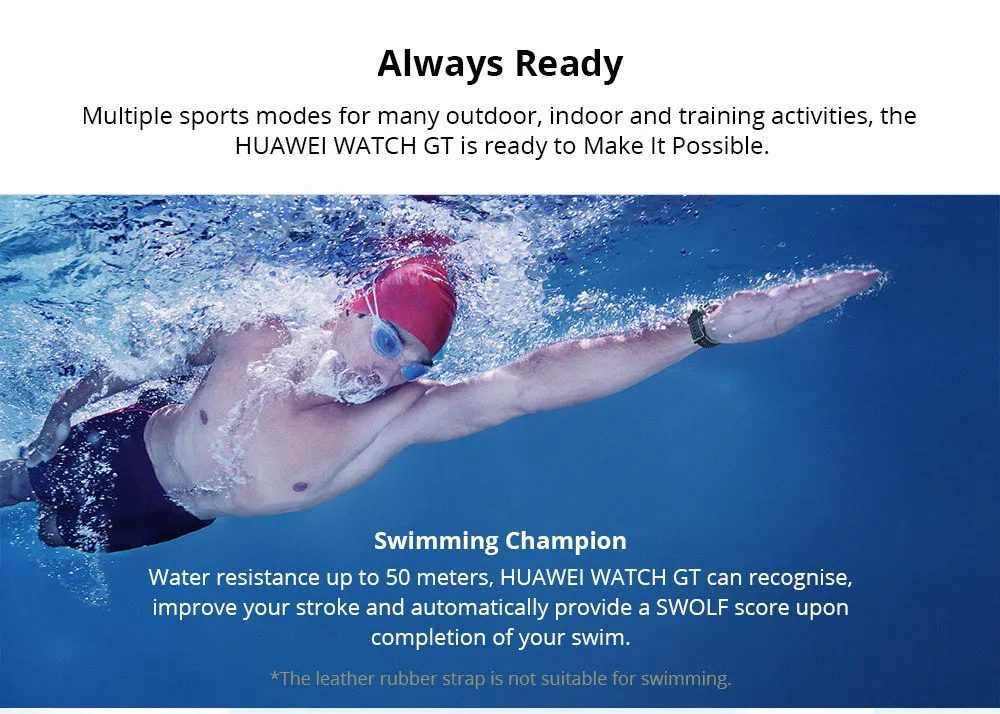 [Глобальная версия] huawei Watch GT Multi Sports NFC gps умные часы 5ATM фитнес-трекер для измерения сердечного ритма умные часы для Android iOS