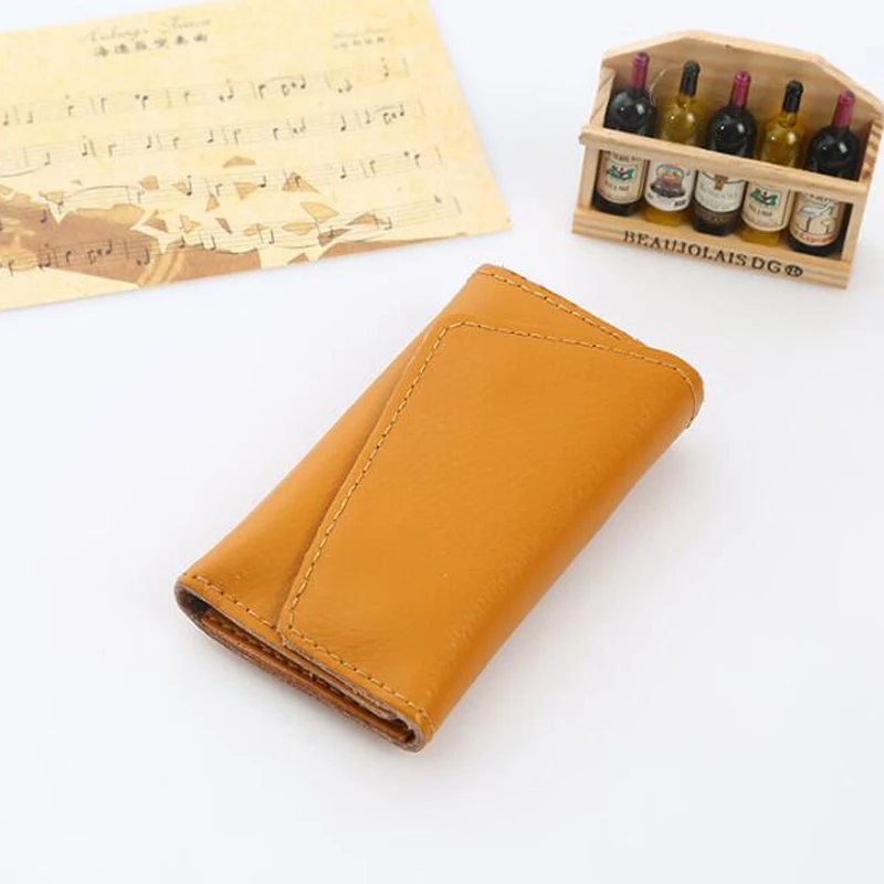 

2018 Fashion Men's Wallets Genuine Leather Multi Function Key Case Fashion Housekeeper Holders Key Bag Rings purse Gift LT249