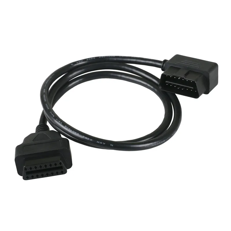 Высокое качество! 100 см OBDII OBD2 16pin мужчин и женщин удлинитель шнура адаптер