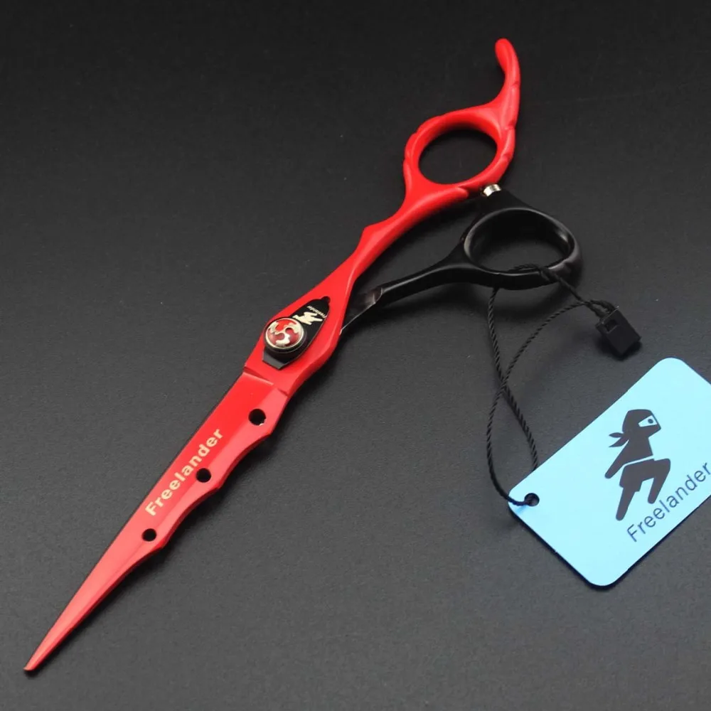 

7.0 inch black red paint SD hairdressing shears flat shears scissors hair salon scissors to create trend hair scissors