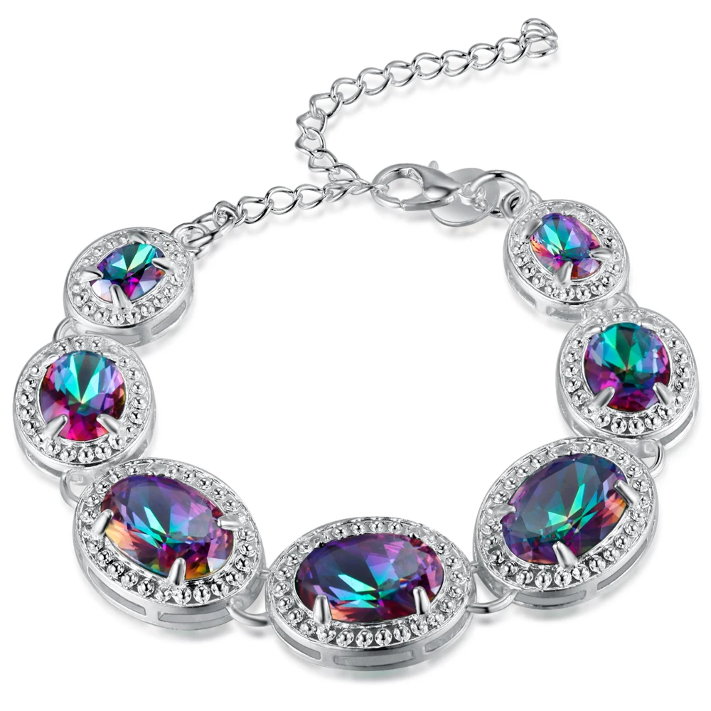 Женский браслет с серебряным покрытием на цепочке|bracelet words|dress furbracelet black |