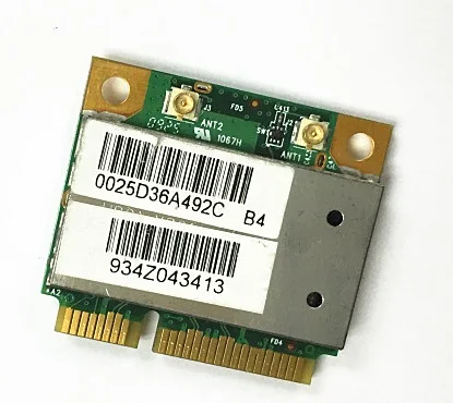 Новинка для Atheros AR5009 AR9281 AR5B91 Половина мини PCI e WLAN карта 802.11b/G/N 300 Мбит/с|wlan card|pci-e mini