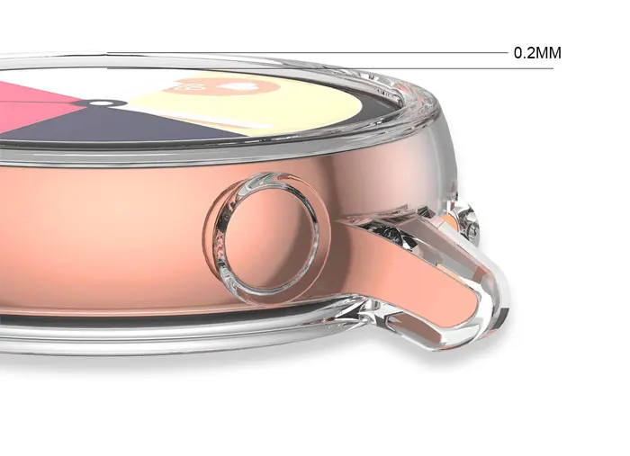 Защитный чехол для samsung galaxy watch active 2 ультра-тонкий мягкий силиконовый Full HD Экран Защитная крышка galaxy Активный 40/44 мм