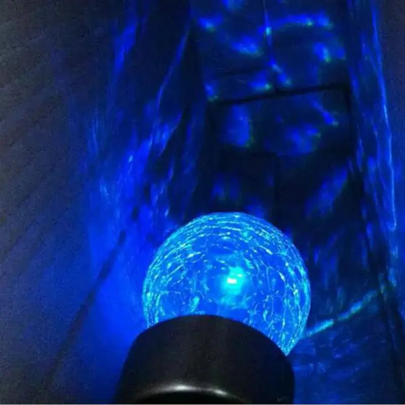 4 шт./лот Открытый Солнечный подвесная Светодиодная лампа хрустальный стеклянный