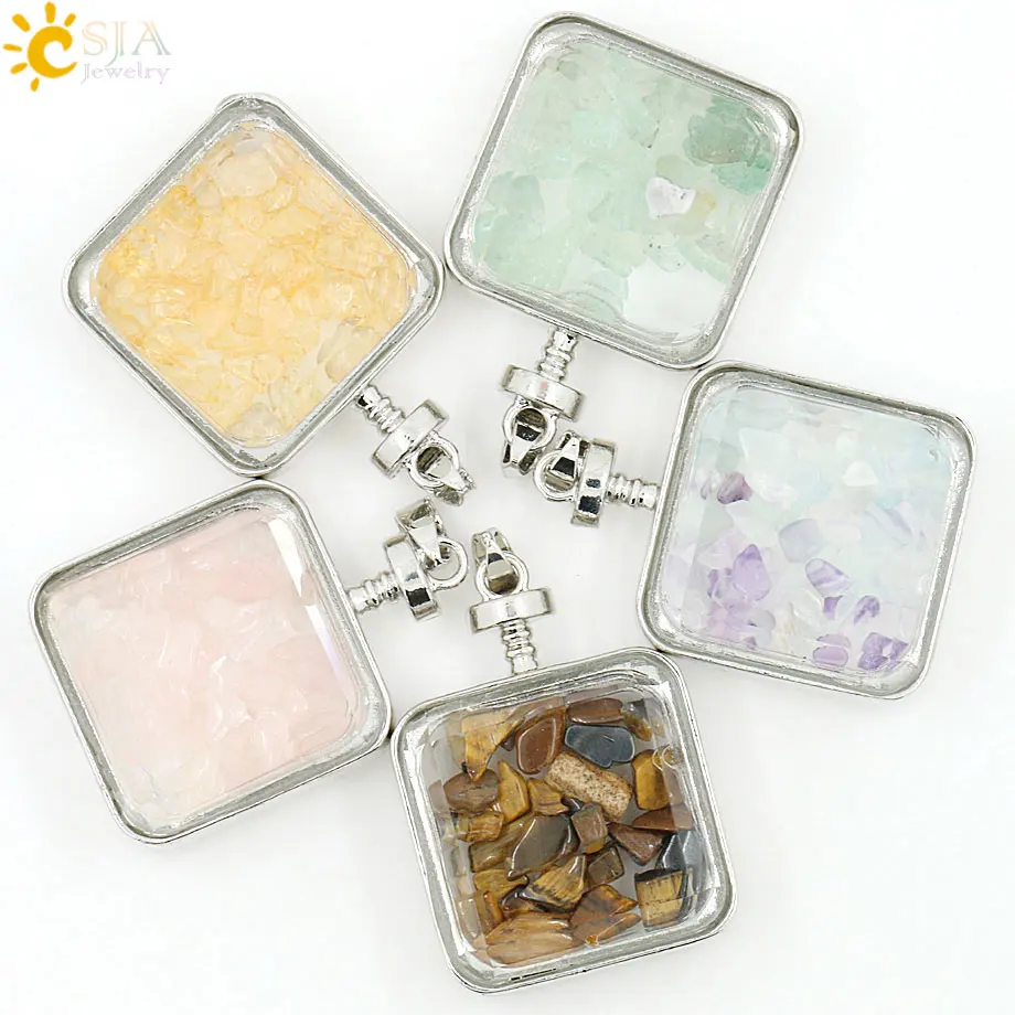 CSJA настоящий натуральный тигровый глаз розовый желтый Кварцевый Камень