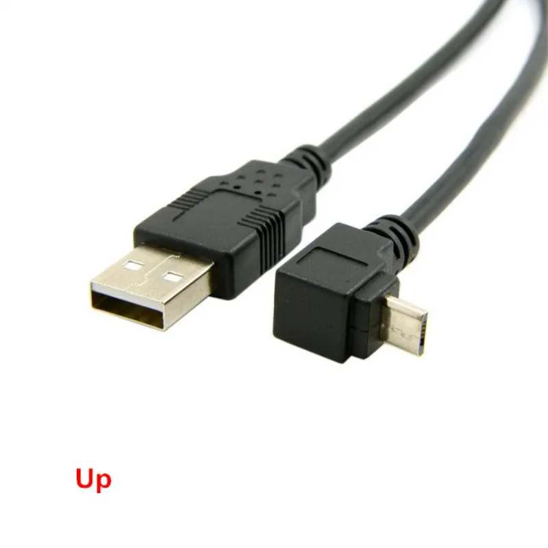 Вверх и вниз влево вправо Угловой 90 градусов USB Micro папа к данных зарядный кабель 25