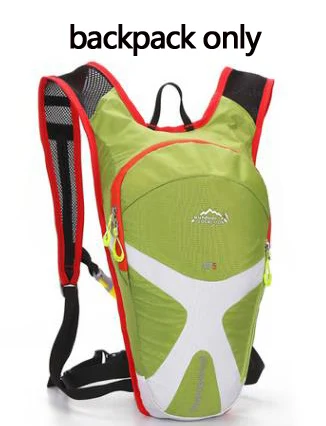 green backpack only 5L рюкзак для кемпинга, высокое качество, походная сумка, 6 цветов, сумка для воды для бега - Цвет: green backpack only