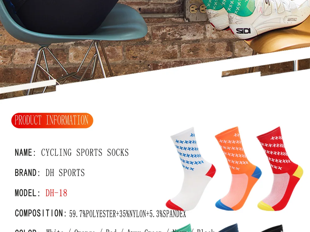 DH SPORTS Pro велосипедные носки для езды на велосипеде, для помещений, для езды на велосипеде, для соревнований, для сцены, для бега, для мужчин, Wo для мужчин, s, лучший зеленый, красный