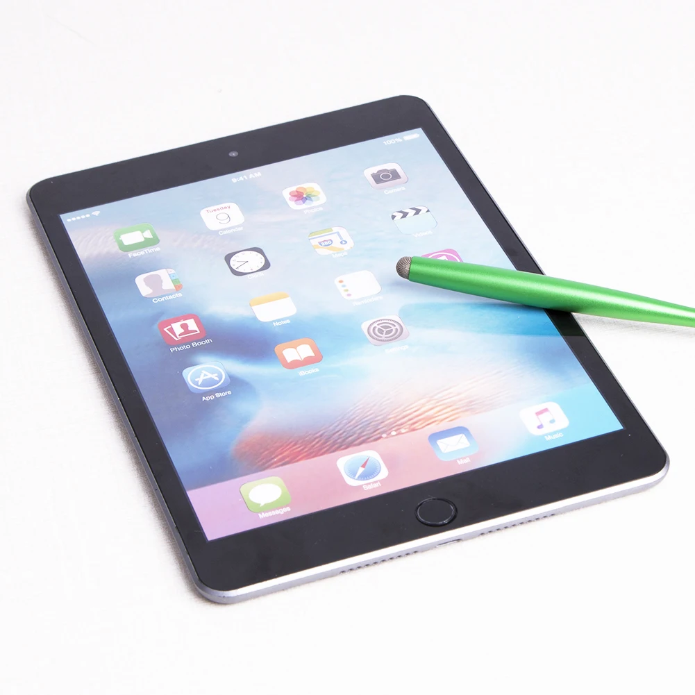 Универсальный металлический емкостный стилус с микроволоконным наконечником