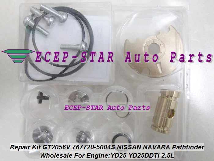 GT2056V 767720-5004S 14411-EB70B 769708-5004S Turbo Repair Kit rebuild Turbocharger For NISSAN NAVARA Pathfinder YD25 YD25DDTi | Автомобили