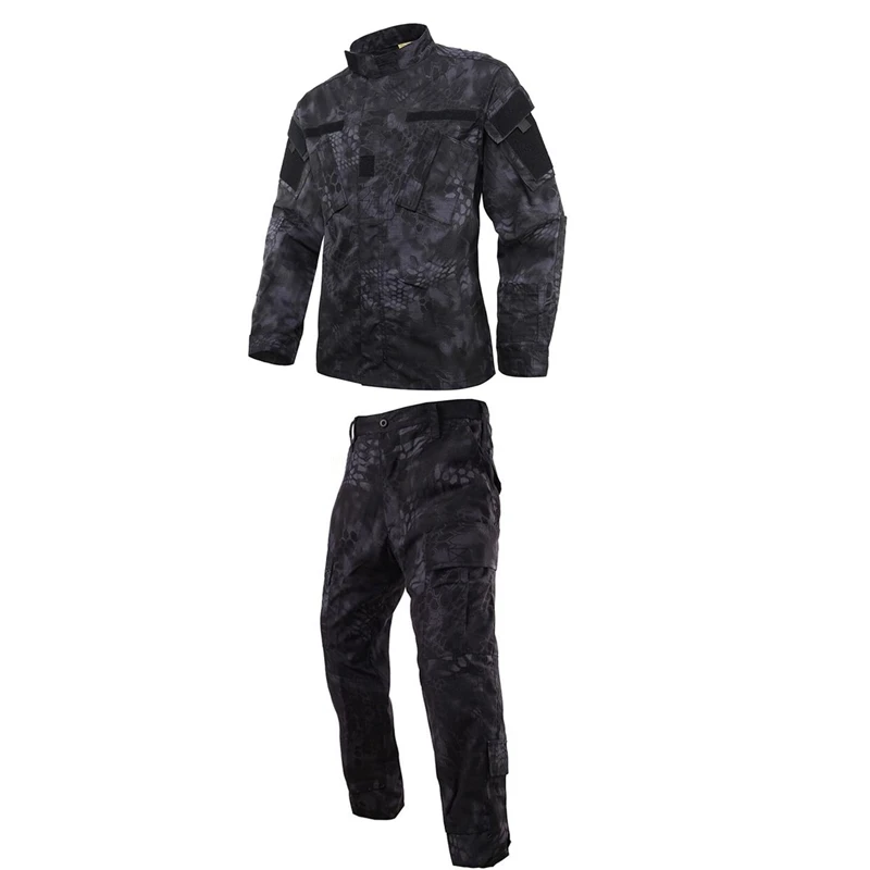 sets Тактический Kryptek Typhon Camo BDU полевая Униформа Камуфляжный комплект рубашка брюки Мужская тактическая охотничья Униформа Мультикам - Цвет: sets