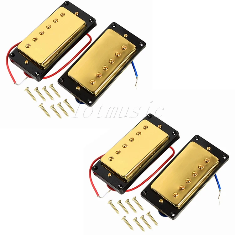 2 комплекта золотого гумбокера для электрогитары запасные части | Спорт и