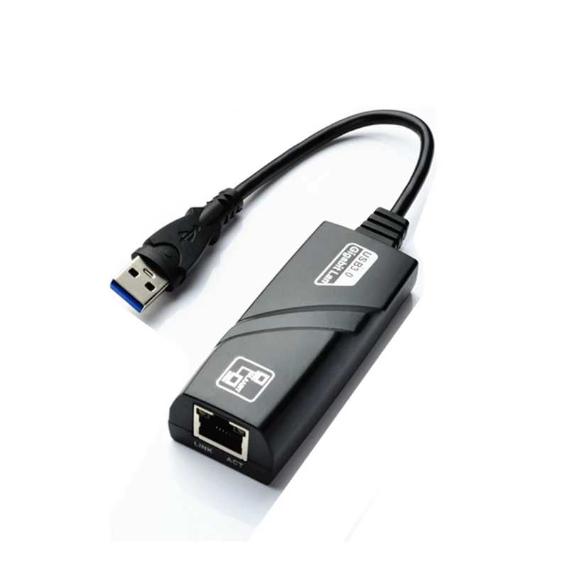 Usb Ethernet адаптер Сетевая карта USB3.0 для RJ45 LAN гигабит Интернет без драйверов
