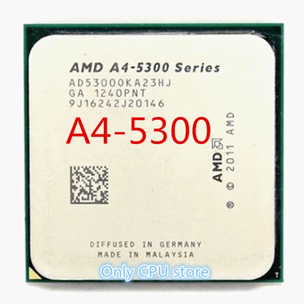 AMD A4 5300 3,4G L2 1 M двухъядерный процессор soquete FM2 A4-5300 65 W двухъядерный A4-Series(работает