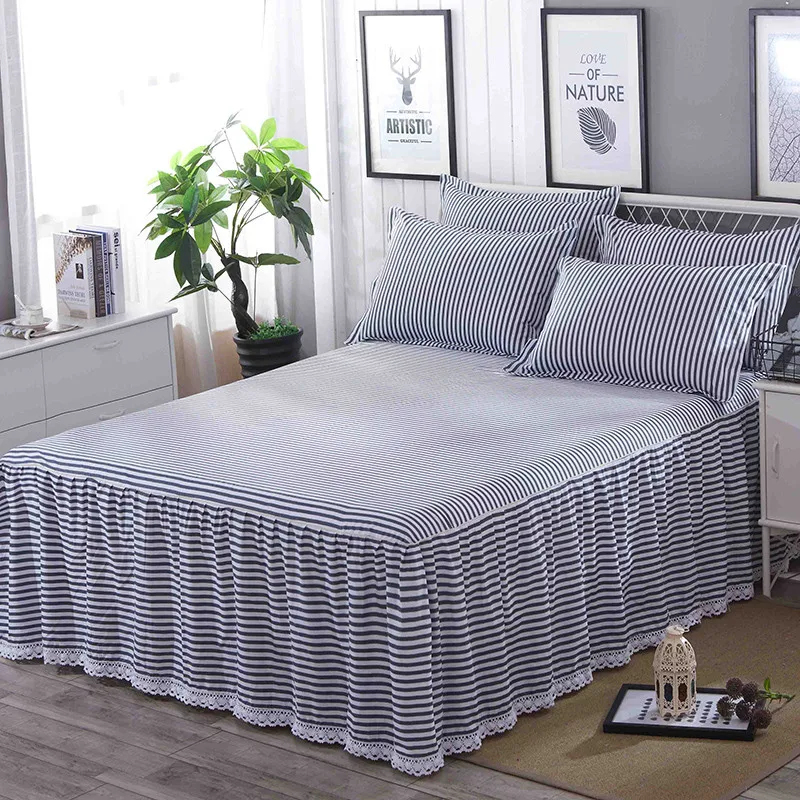 Постельное белье из 100% хлопка серое клетчатое постельное двойное полноразмерное