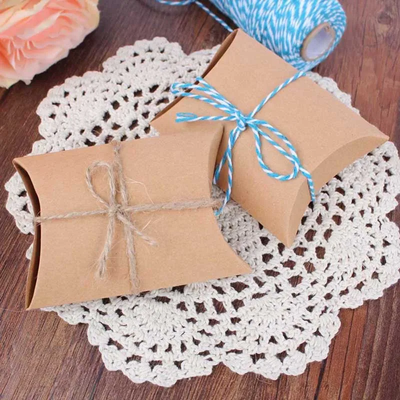 10 шт. новый коричневый пользу конфеты подарок Коробки для свадебный присутствует