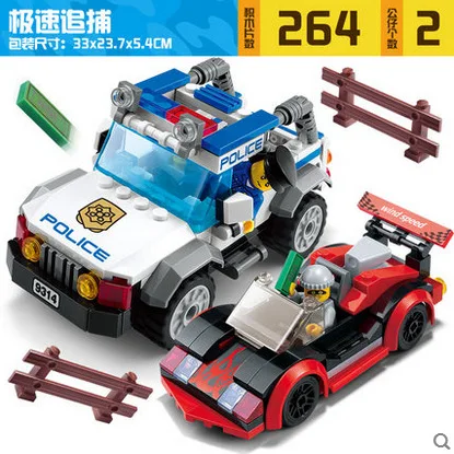 9314 no box 8 стилей, модель полицейского отделения, строительные блоки, Playmobil блоки, DIY Кирпичи, развивающие игрушки, совместимые с полицейскими - Цвет: 9314 no box