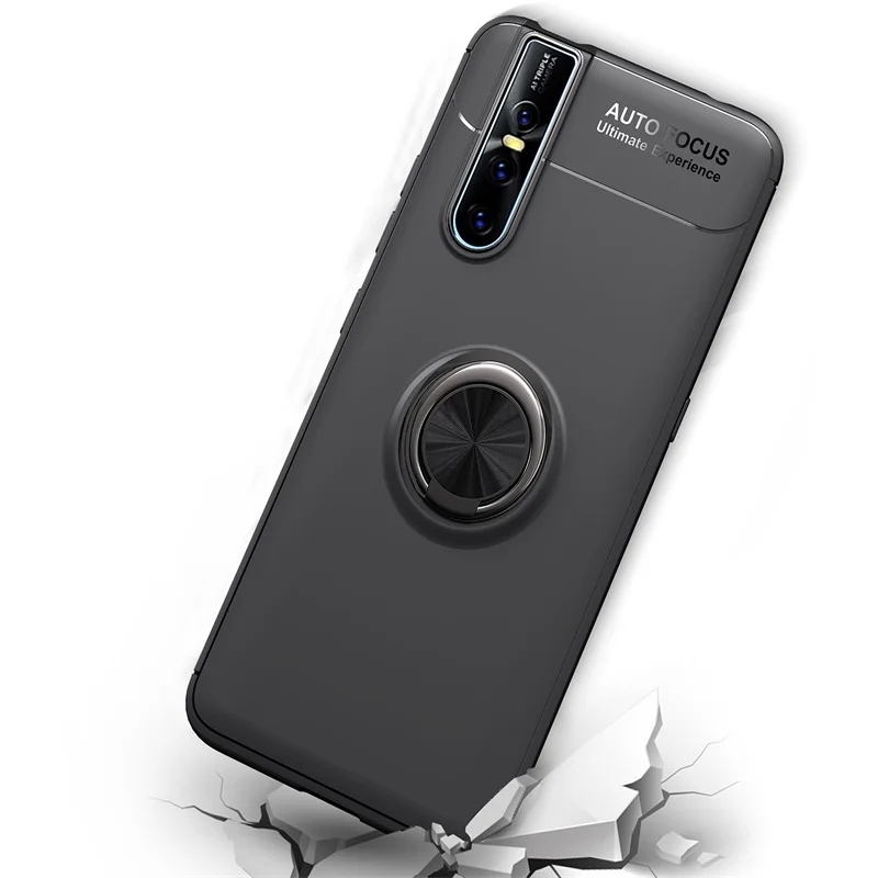 Чехол для VIVO V15 S1 чехол V1831A 6 53 дюйма держатель кольца на палец Мягкий бампер