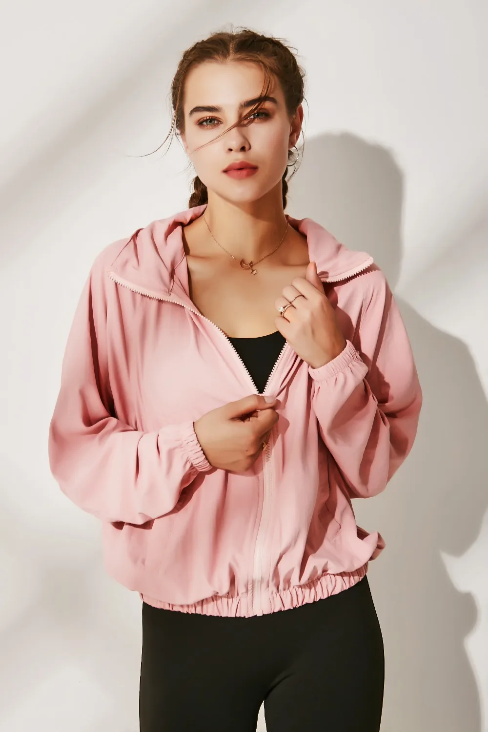 Женский топ для бега с длинным рукавом Солнцезащитная куртка спортивная одежда