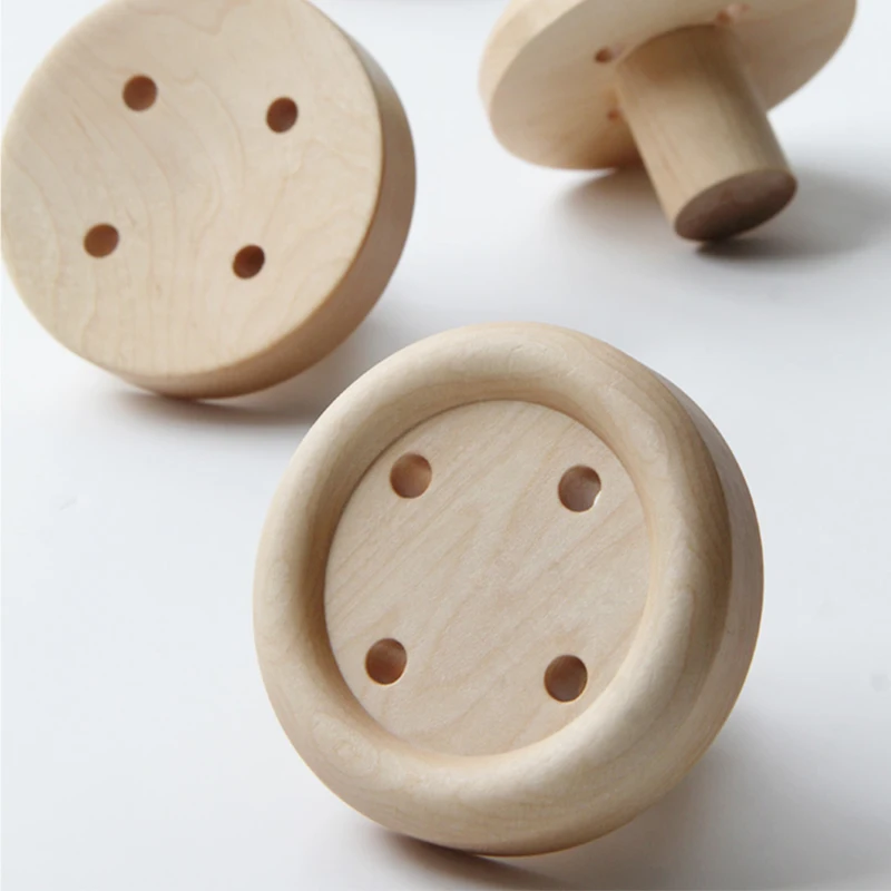 Крючок для одежды collalily в скандинавском стиле круглая деревянная настенная