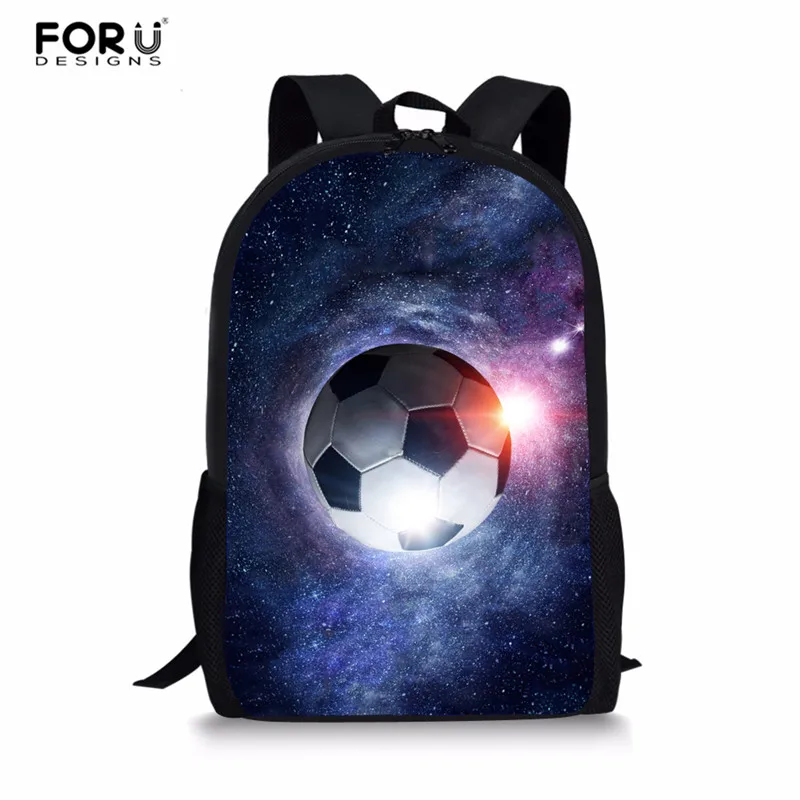 L5039C FORUDESIGNS/Футбол футбольный рюкзак студентов Школьная Сумка для подростков обувь девочек мальчиков рюкзаки сумки Street Escolar - Цвет: L5039C