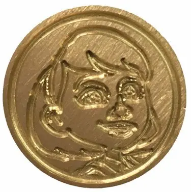 Винтажная красивая девушка голова улыбки персонализированная буквенная картина