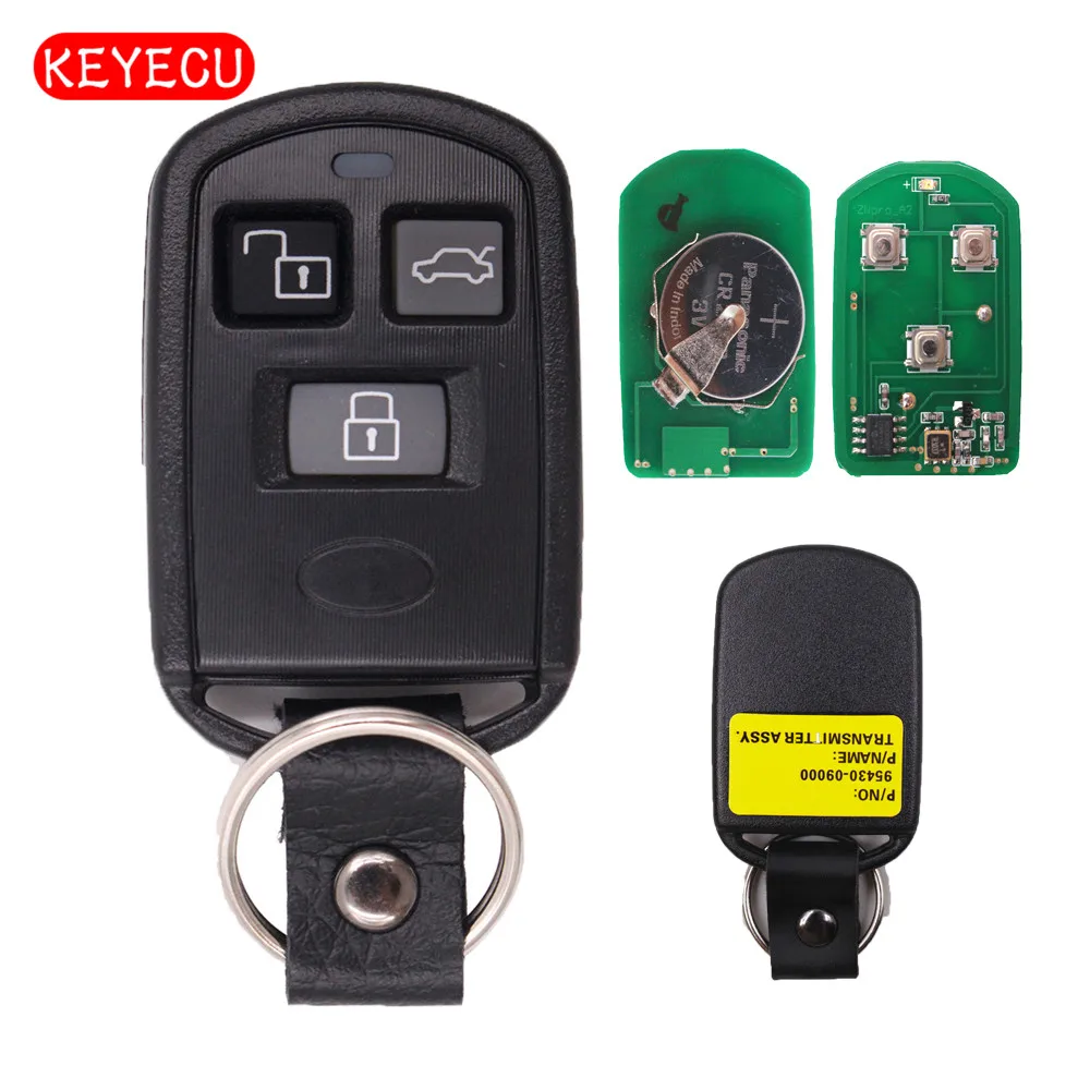 Запасной дистанционный ключ Keyecu с 3 кнопками Fob 311 МГц для Hyundai Sonata 2002 2005 FCC ID:
