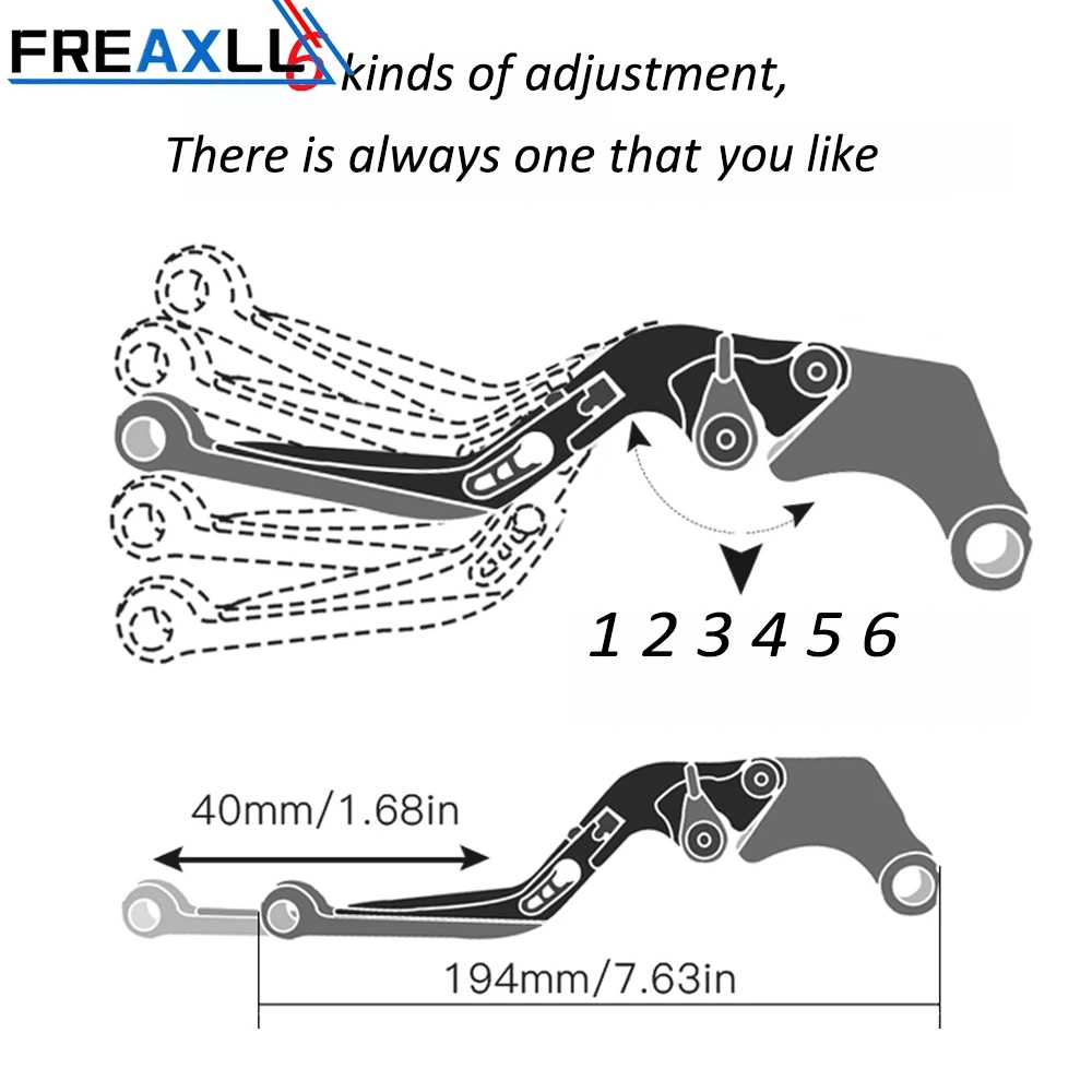 Motorcycle Accessories For YAMAHA MT-03 MT 03 2005-2006 2015 2016 2017 CNC Handlebar Folding Extendable Brake Clutch Levers | Автомобили и