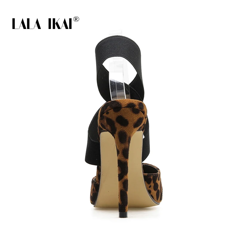 LALA IKAI/женские босоножки пикантные вечерние туфли на высоком каблуке с