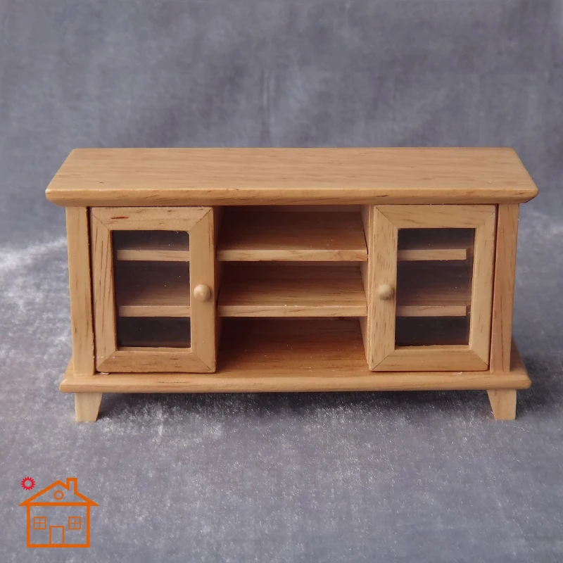 Миниатюрная мебель для кукольного домика 1:12 DIY кабина мини аксессуары деревянная