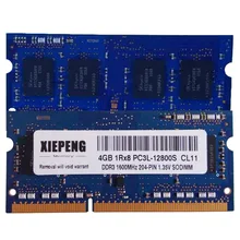 Notebook Memory 8GB 2Rx8 PC3L-12800S RAM 4GB DDR3L 1600MHz for DELL Vostro 3449 3459 3460 3468 3549 3559 3560 5470 5480 Laptop